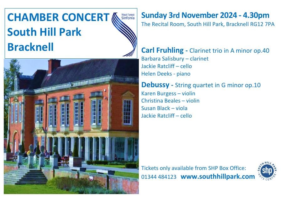Flyer for concert on 2024-11-03