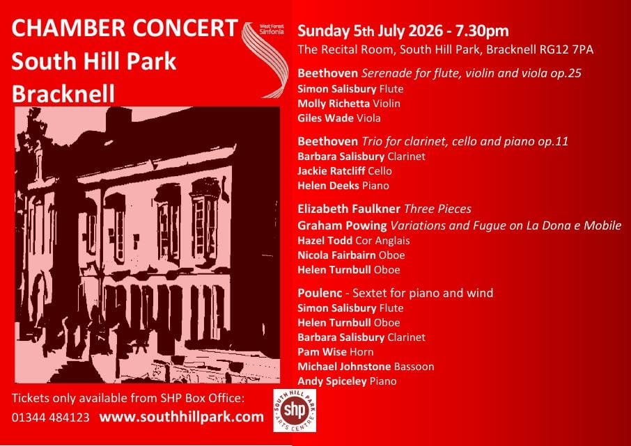 Flyer for concert on 2026-07-05