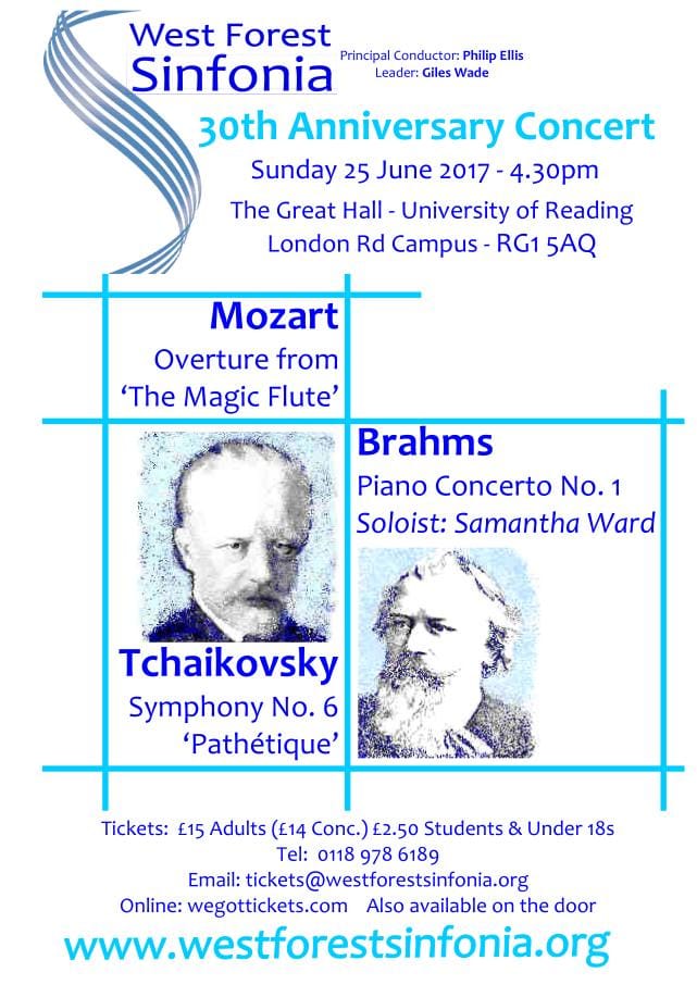 Flyer for concert on 2017-06-25
