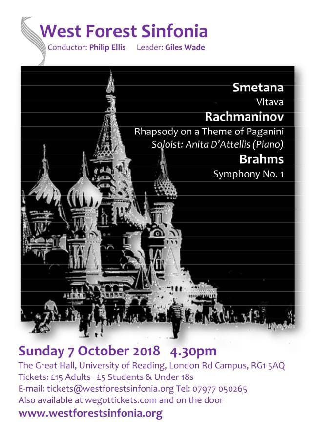 Flyer for concert on 2018-10-07