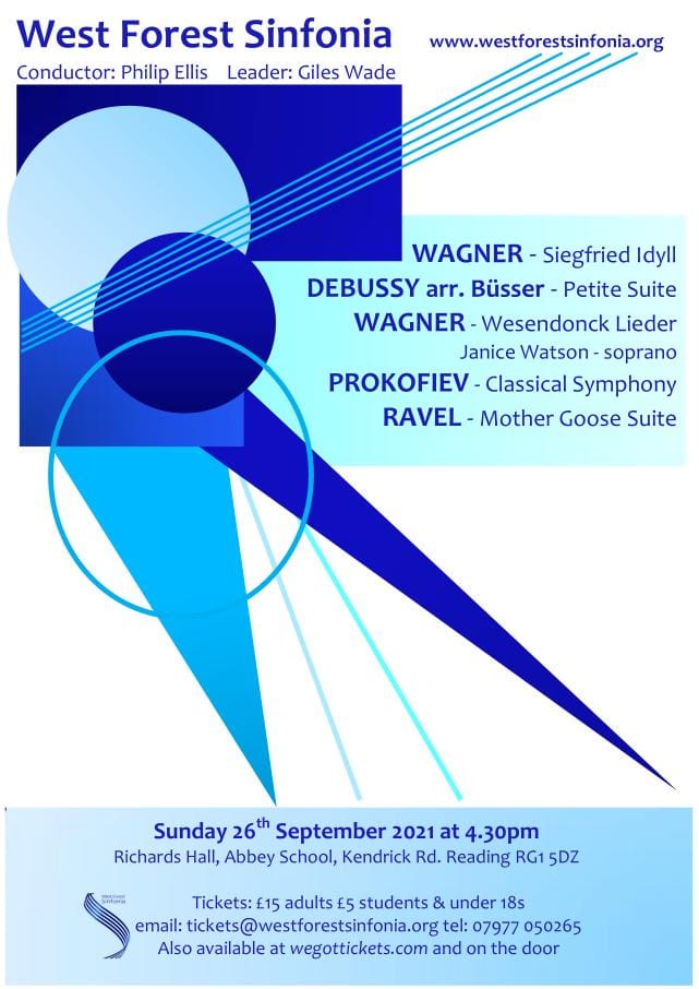 Flyer for concert on 2021-09-26