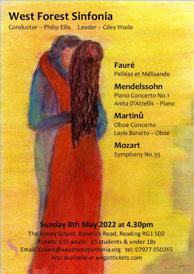 Flyer for concert on 2022-05-08