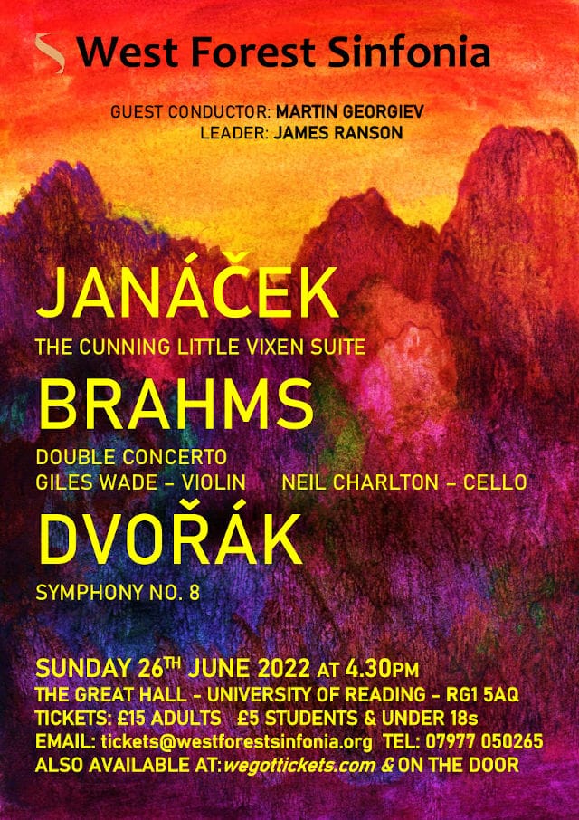 Flyer for concert on 2022-06-26