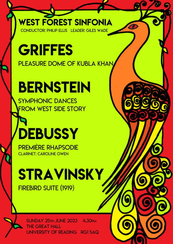 Flyer for concert on 2023-06-25
