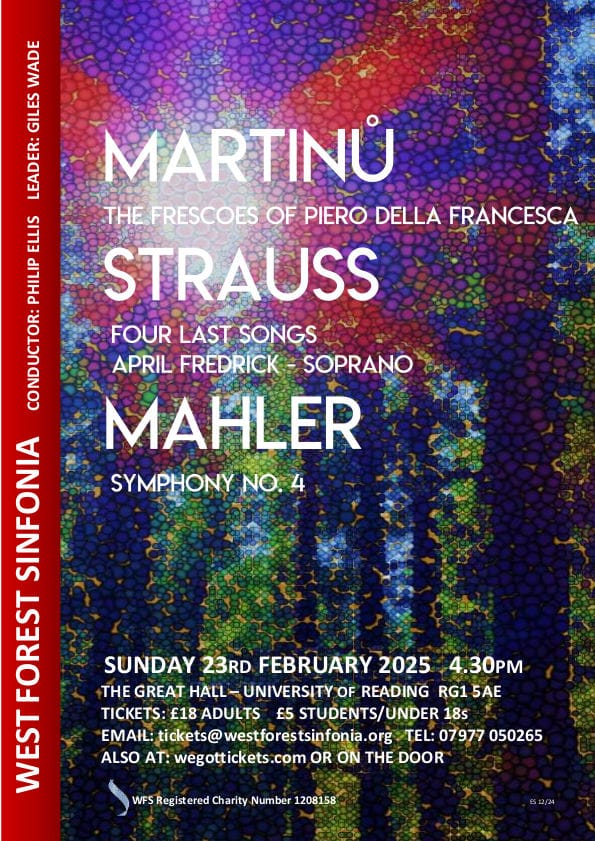 Flyer for concert on 2025-02-23
