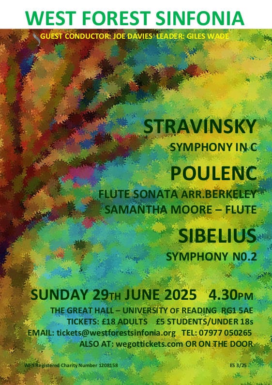 Flyer for concert on 2025-06-29