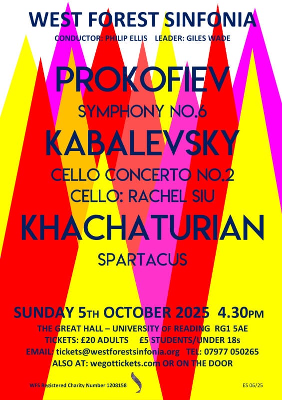 Flyer for concert on 2025-10-05
