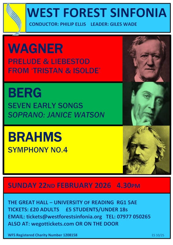 Flyer for concert on 2026-02-22