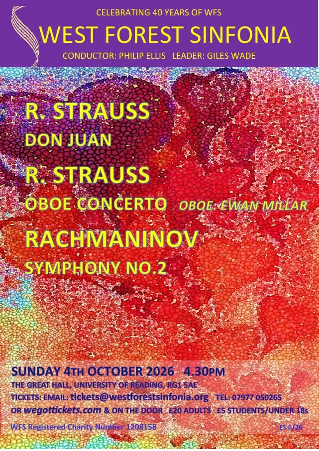 Flyer for concert on 2026-10-04